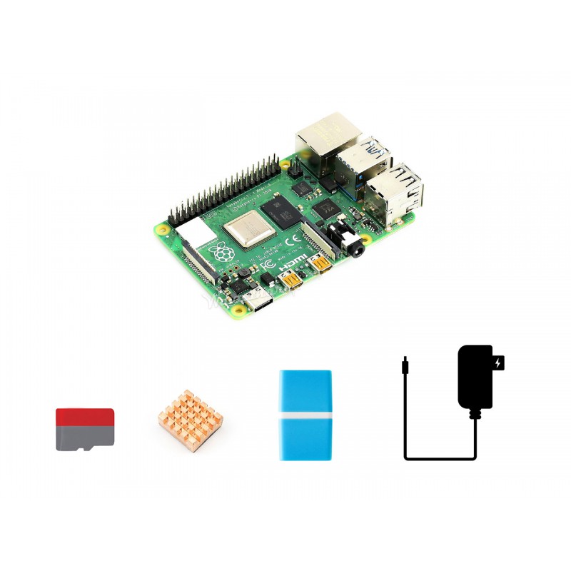 Raspberry Pi 4 Model B Starter - đánh giá và giá Pi Power Supply