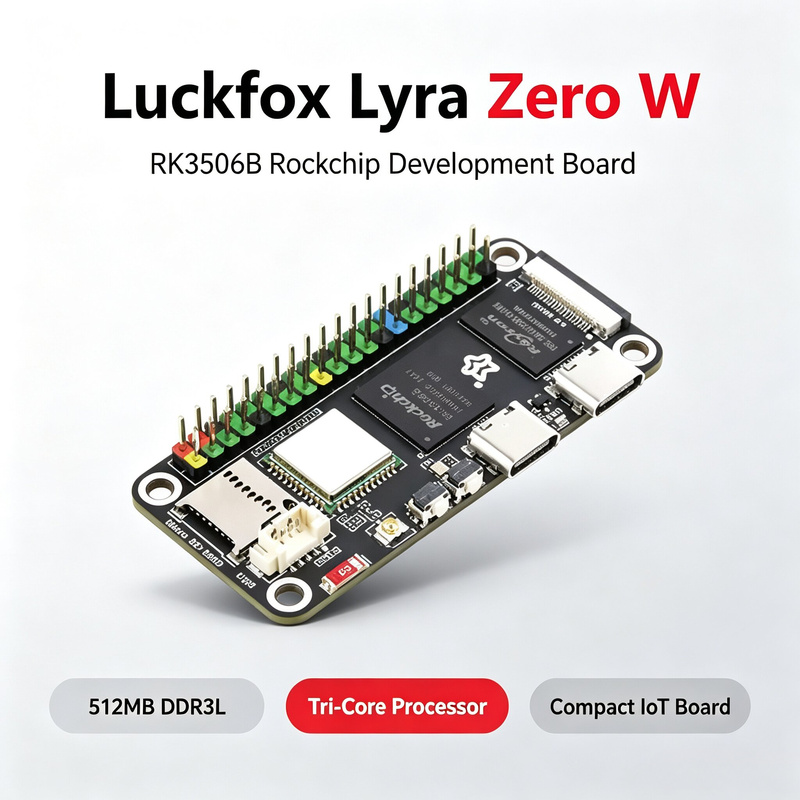 Luckfox Lyra Zero W RK3506B Ro - đánh giá và giá Pi Zero