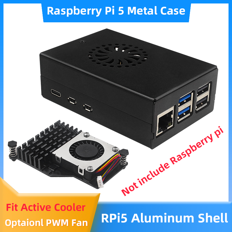 Raspberry Pi 5 Aluminum Alloy  - đánh giá và giá Pi Power Supply