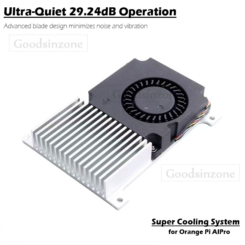 Cooling Fan with Heatsink Base - đánh giá và giá Pi Power Supply